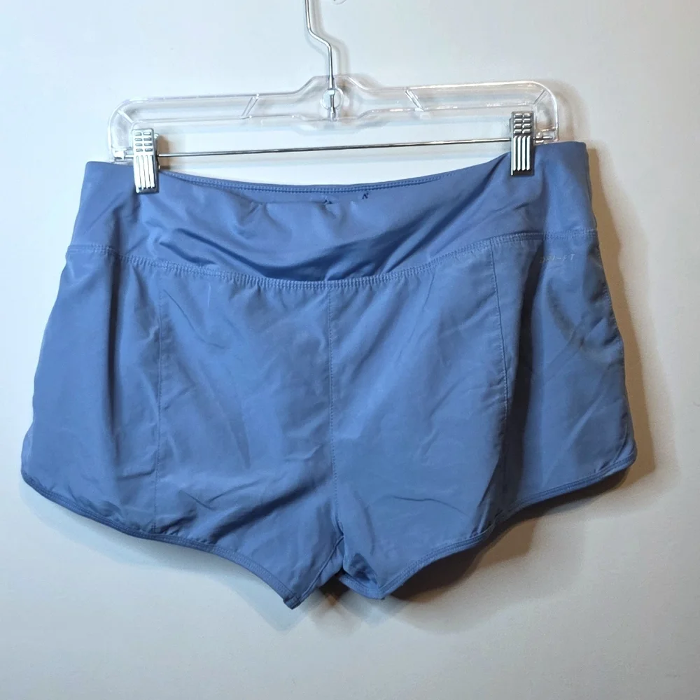 Nike Dri-Fit Crew Running Shorts Blue Size Large - Picture 8 of 11